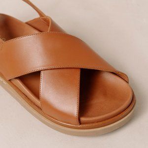 Alohas Marshmallow Leather Women's Sandals Brown